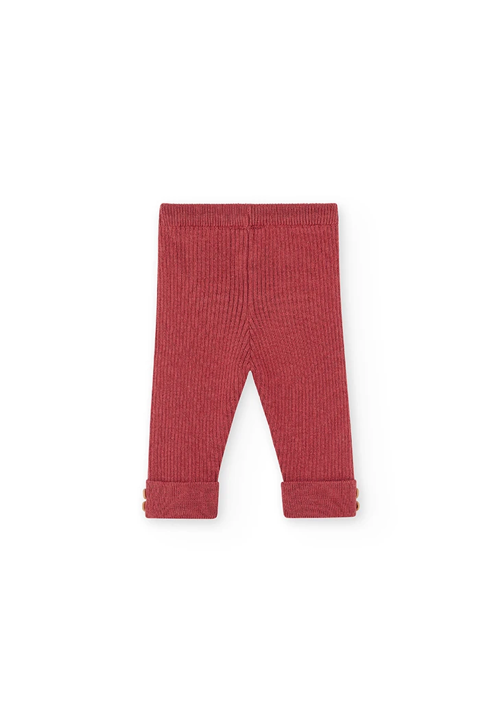 Pack punto combinado sudadera y leggings de bebé niña -BCI