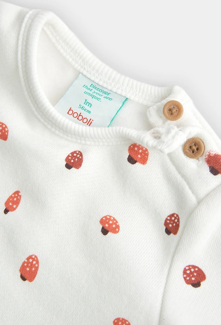 Pack en tricot bi matiere pour bébé fille -BCI