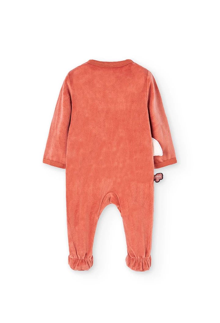 Velour play suit for baby -BCI