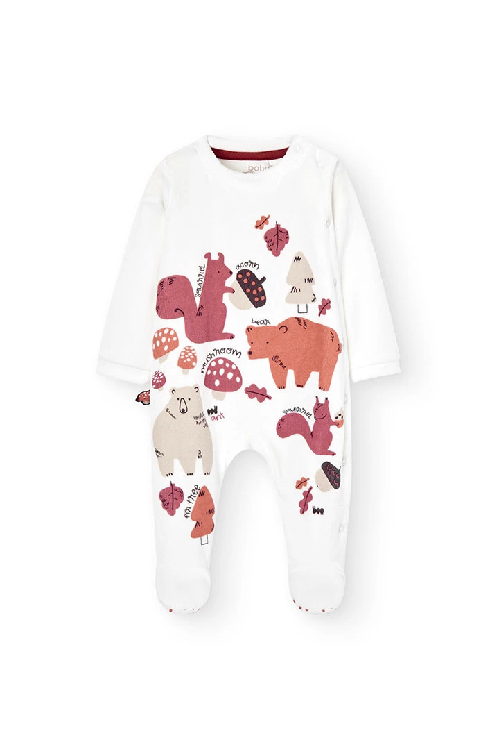 Velour play suit for baby -BCI