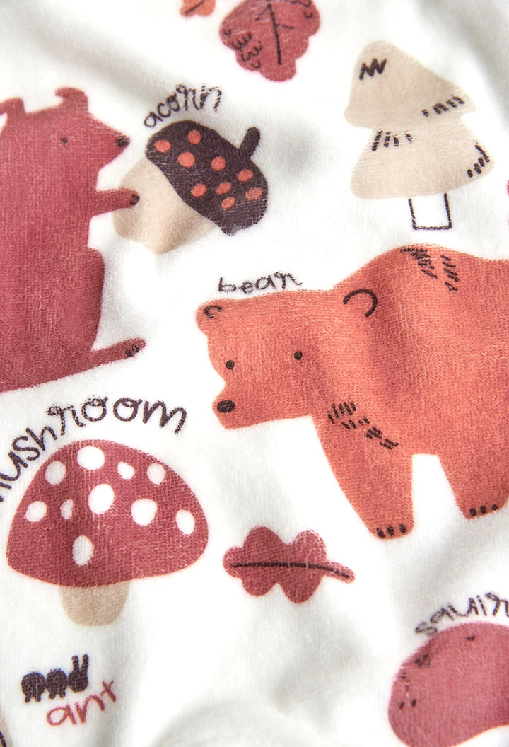 Velour play suit for baby -BCI
