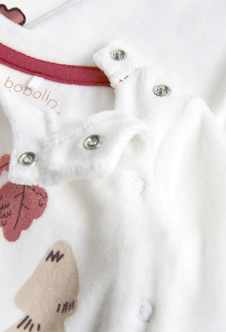 Grenouillere en velours pour bébé -BCI