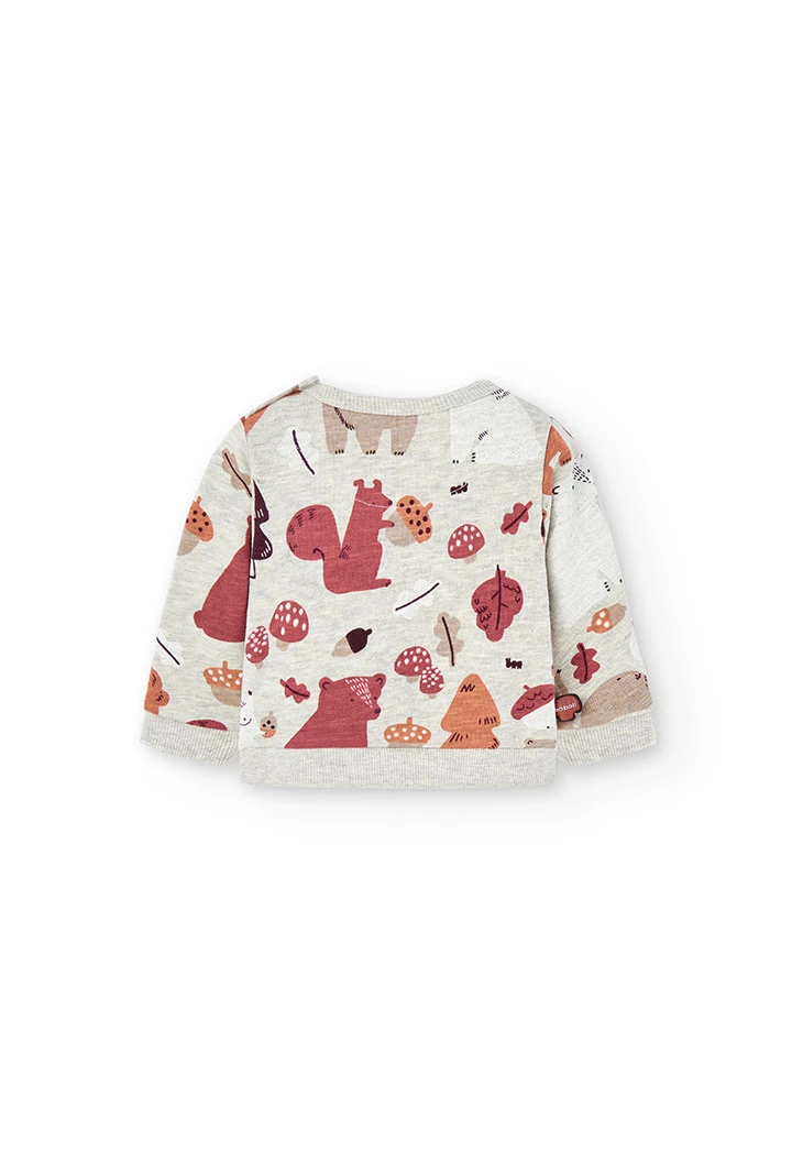 Fleece with pockets sweatshirt for baby -BCI