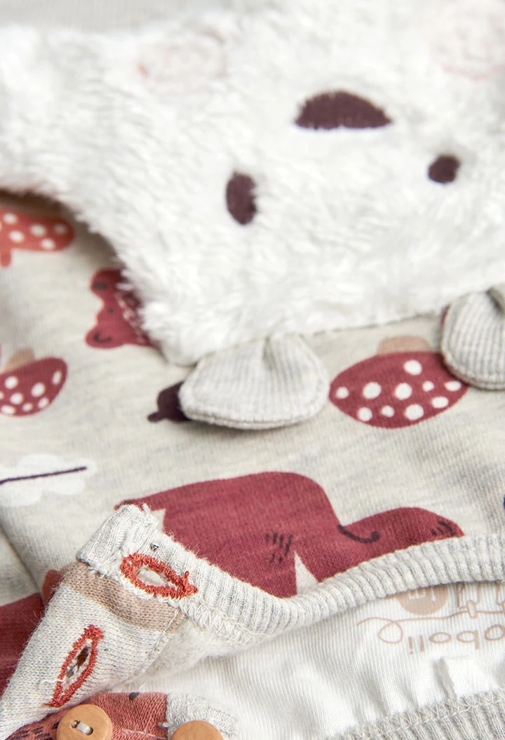Sweat en molleton avec poche pour bébé -BCI