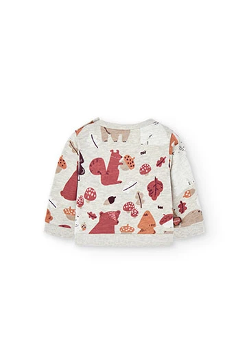 Fleece with pockets sweatshirt for baby -BCI