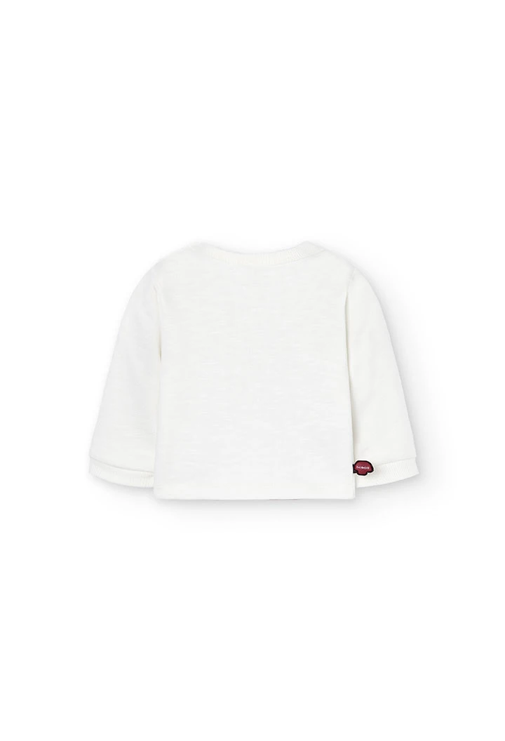 Fleece sweatshirt for baby boy -BCI