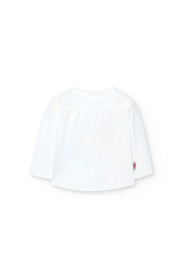 Pack tricoté pour bébé fille en blanc
