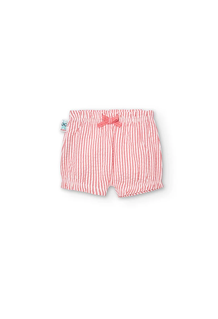Pack bébé fille en maille combinée rose