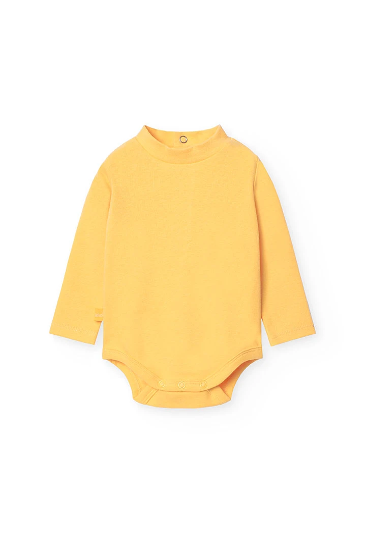 Conjunto de body y peto para bebé niño en amarillo