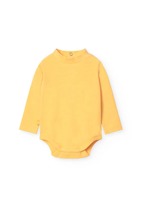 Ensemble de body et salopette pour bébé garçon en jaune