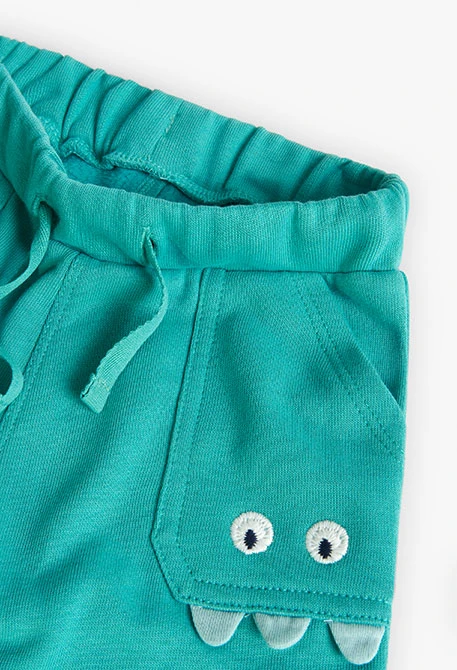 Conjunto de sweatshirt e calças para bebé menino com estampado