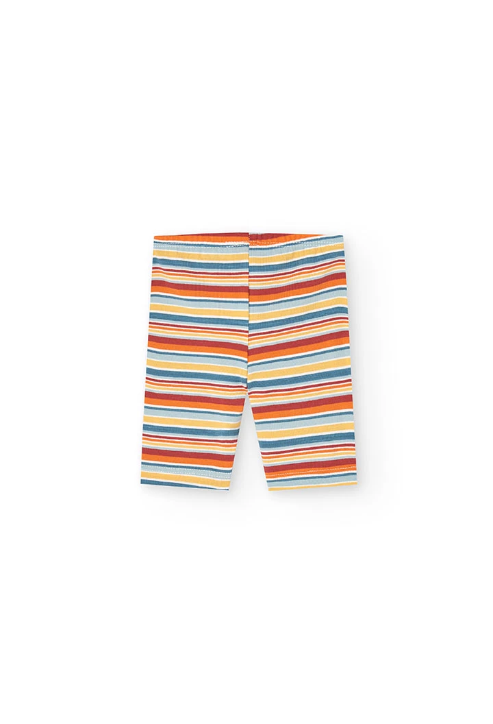 Ensemble de t-shirt et short en maille pour bébé fille de couleur blanche