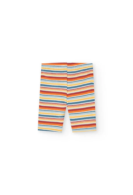 Ensemble de t-shirt et short en maille pour bébé fille de couleur blanche