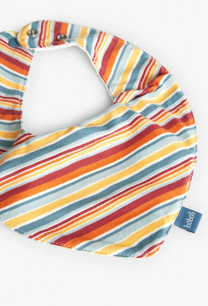2er-Pack Baby-Dreieckstücher aus Strick in bunten Farben