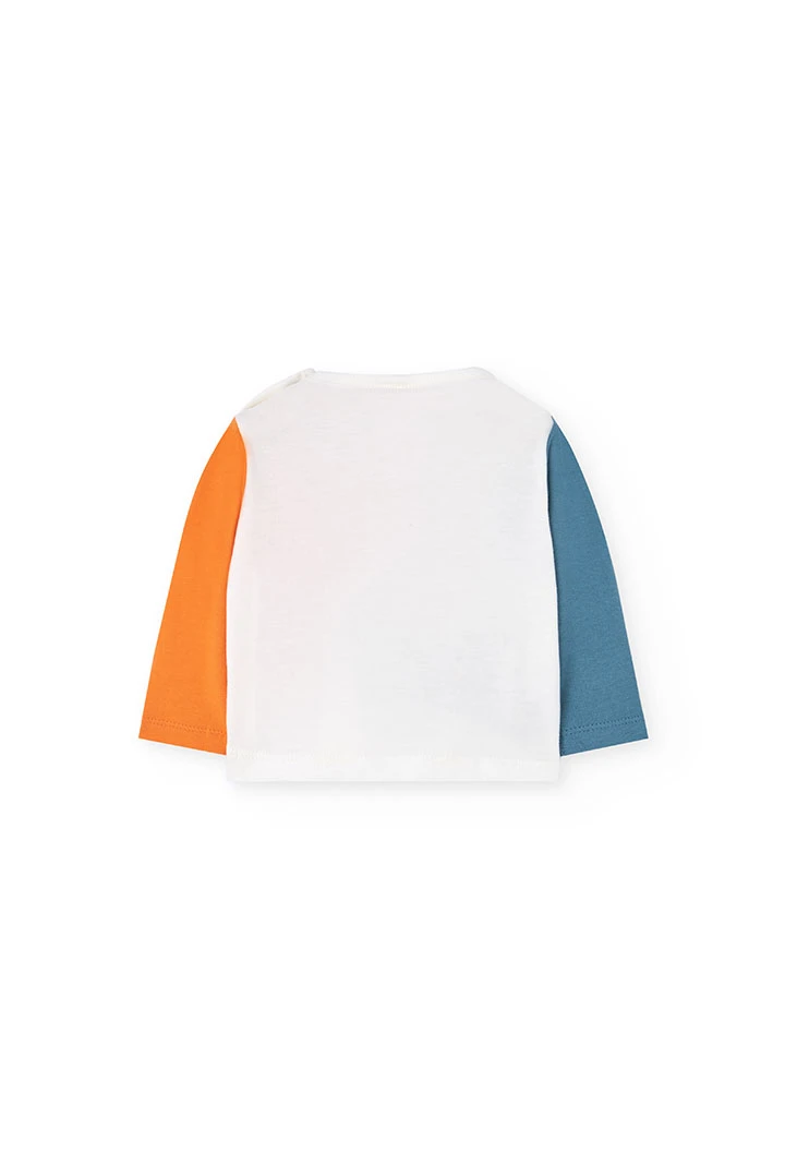 Set di maglieria per neonato nei colori bianco e blu