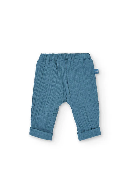 Set di maglieria per neonato nei colori bianco e blu