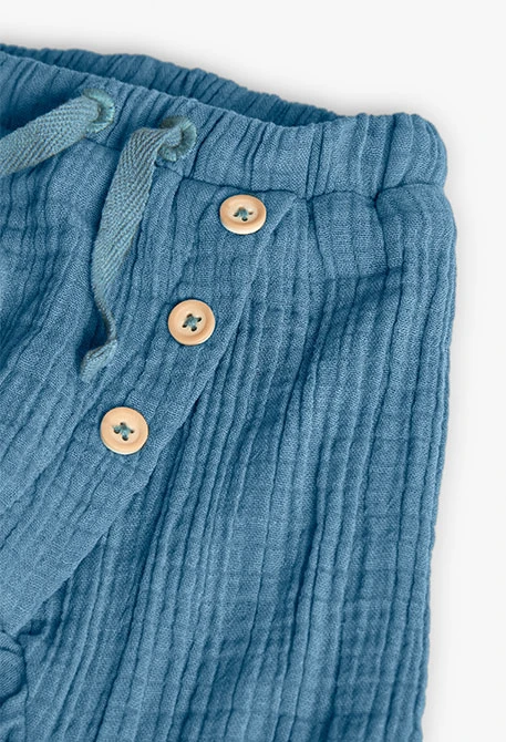 Set di maglieria per neonato nei colori bianco e blu