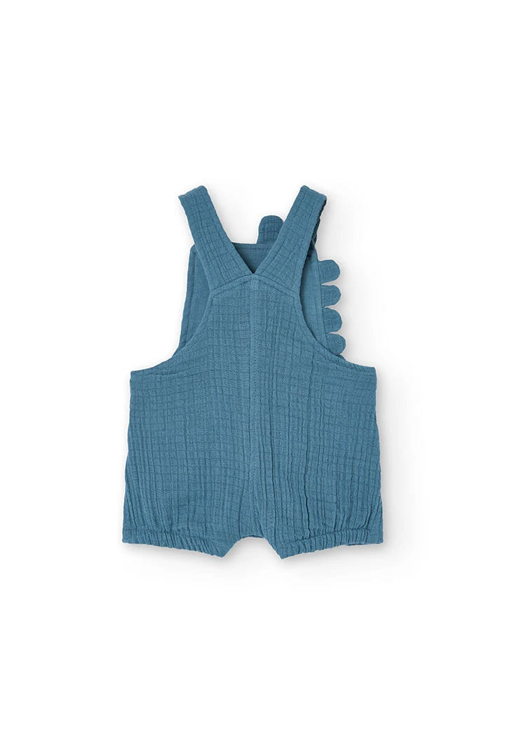 Conjunto de t-shirt e jardineiras para bebé com estampado variado