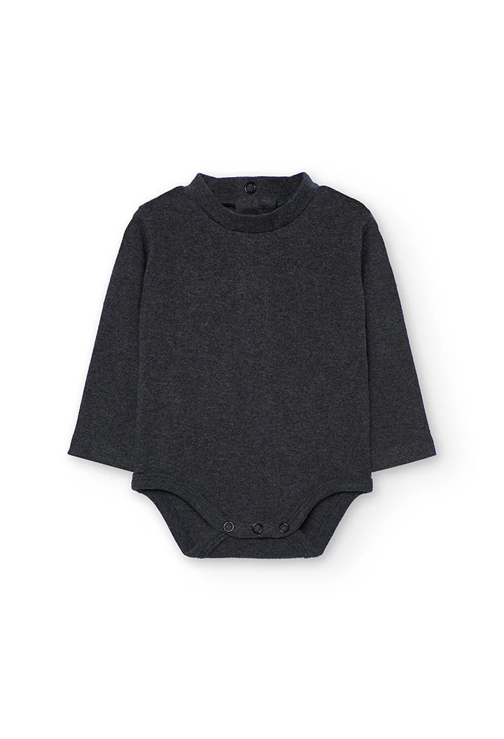 Conjunto bebé de punto animales gris