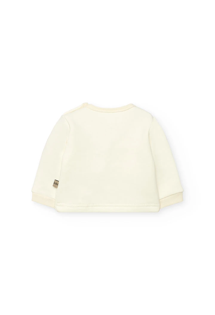 Ensemble bébé en tricot ours blanc