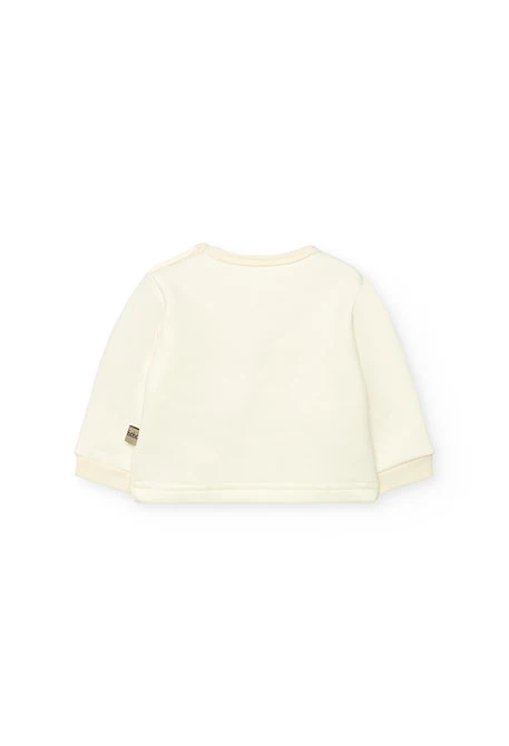 Babyset aus Strick mit weißem Bärenmotiv