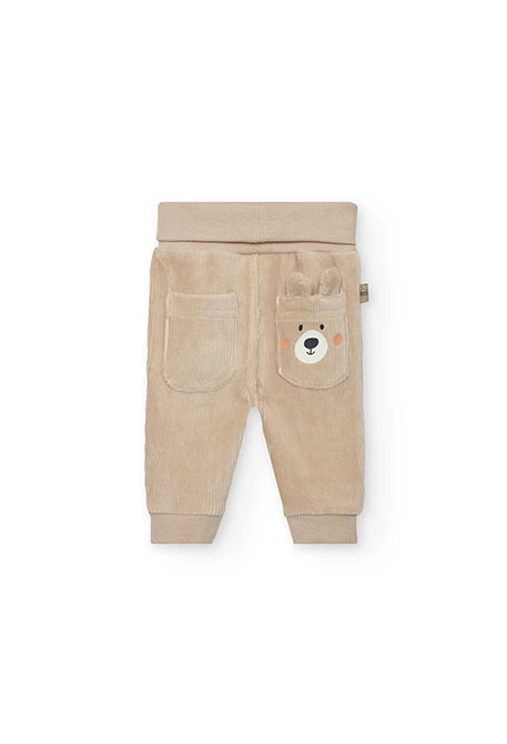 Babyset aus Strick mit weißem Bärenmotiv