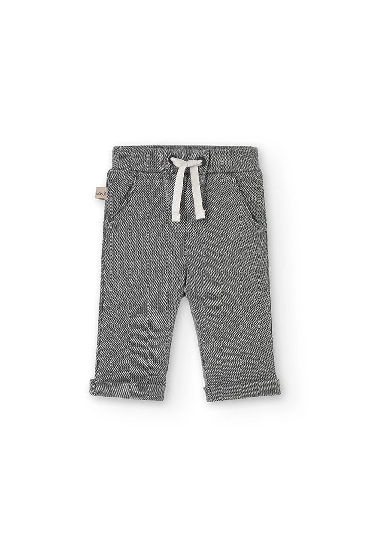 Beige Strickset für Babys mit Tiermotiven