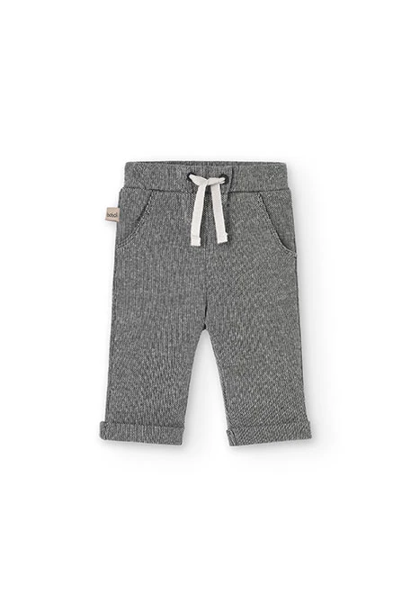Beige Strickset für Babys mit Tiermotiven