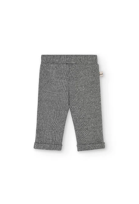 Ensemble bébé beige en tricot avec animaux