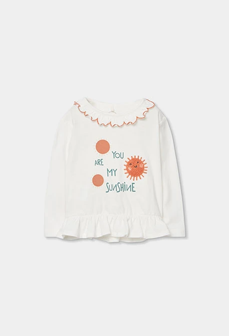 Conjunto bebé punto algodón blanco