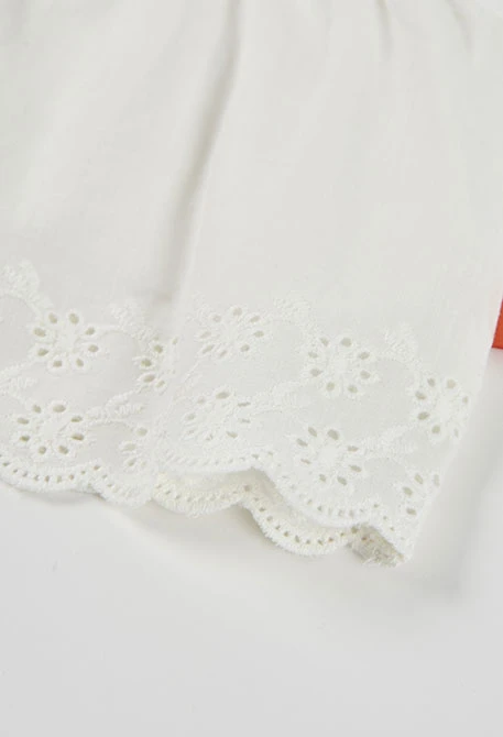 Ensemble bébé en coton blanc