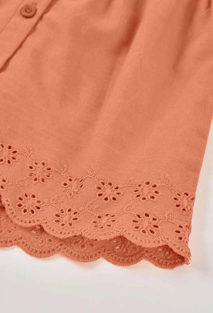 Tutina neonato cotone arancione