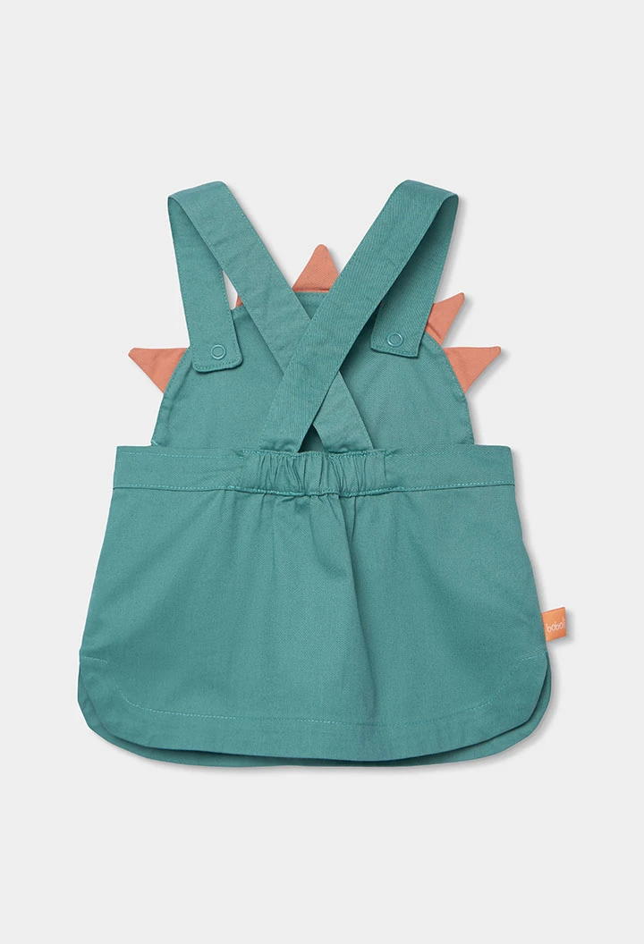 Robe bébé coton vert