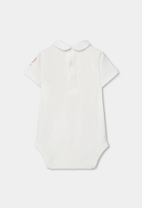 Abito neonato cotone verde