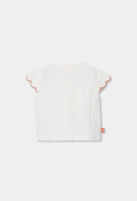 Weißes Baumwollset für Babys