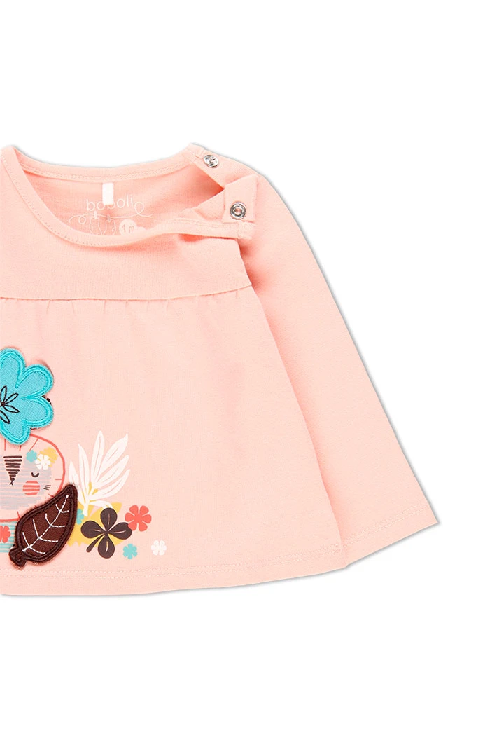Pack en tricot "feuilles" pour bébé - organique