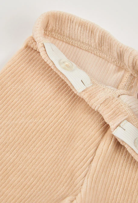 Ensemble maille bébé fille rose brodé renards
