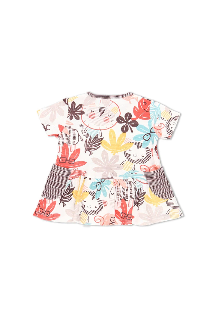 Robe "feuilles" pour bébé - organique