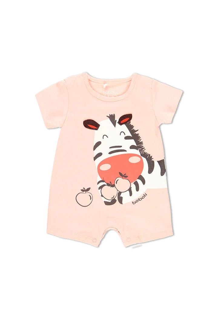 Grenouillère "animaux" pour bébé - organique