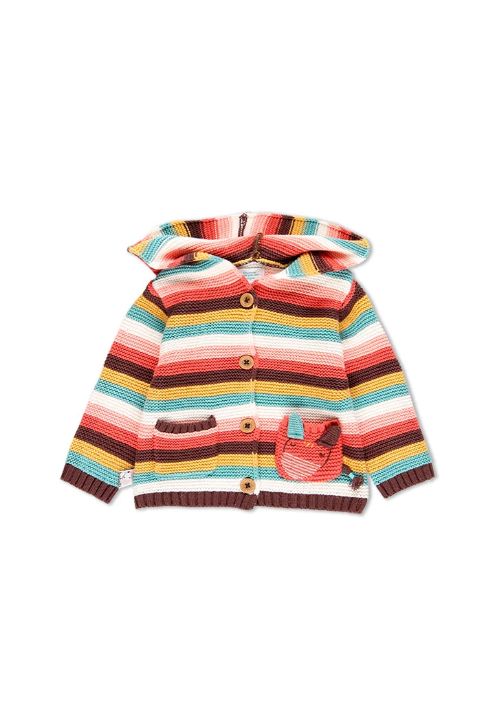 Gilet à rayures pour bébé