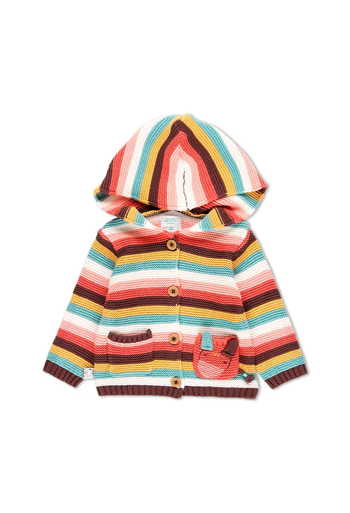 Gilet à rayures pour bébé