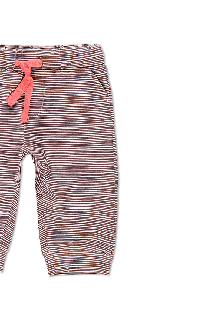 Pack en tricot à rayures pour bébé - organique