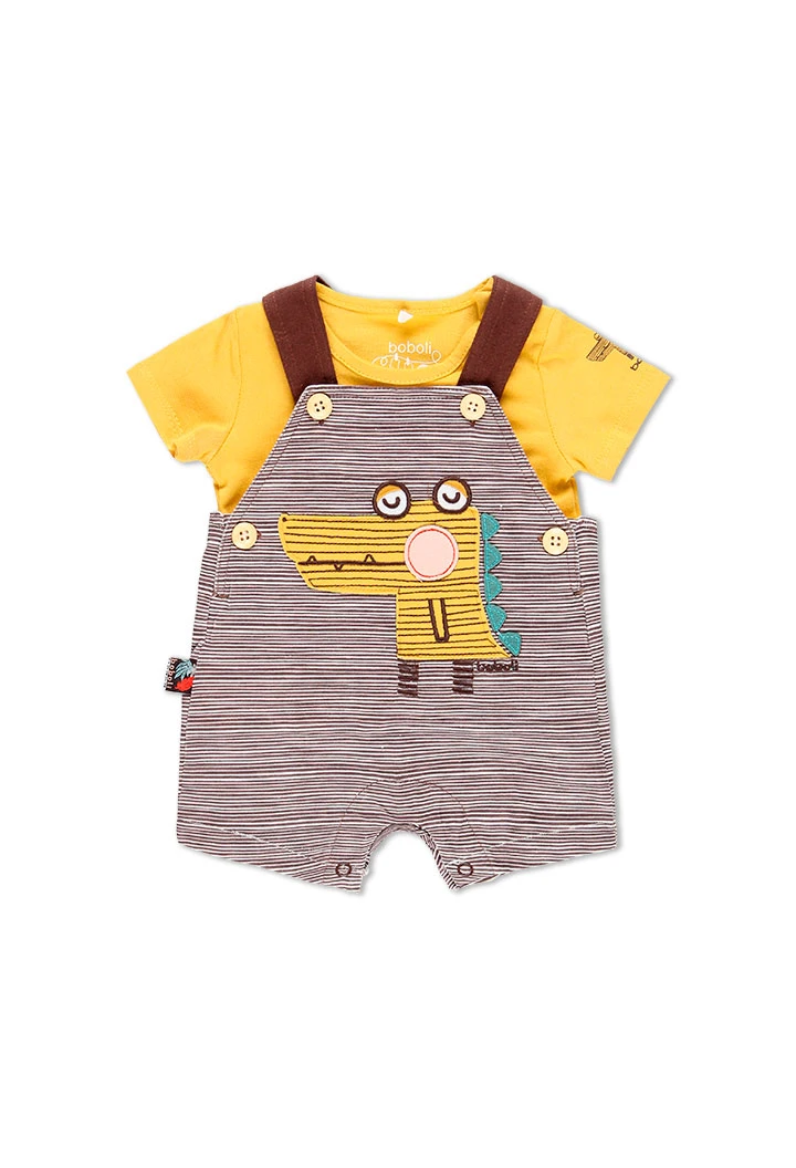 Pack en tricot pour bébé garçon - organique