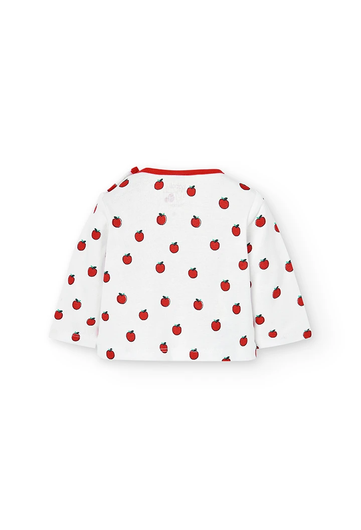 T-Shirt tricot pommes pour bébé -BCI