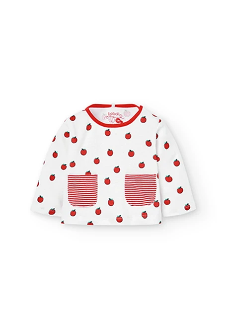 T-Shirt tricot pommes pour bébé -BCI