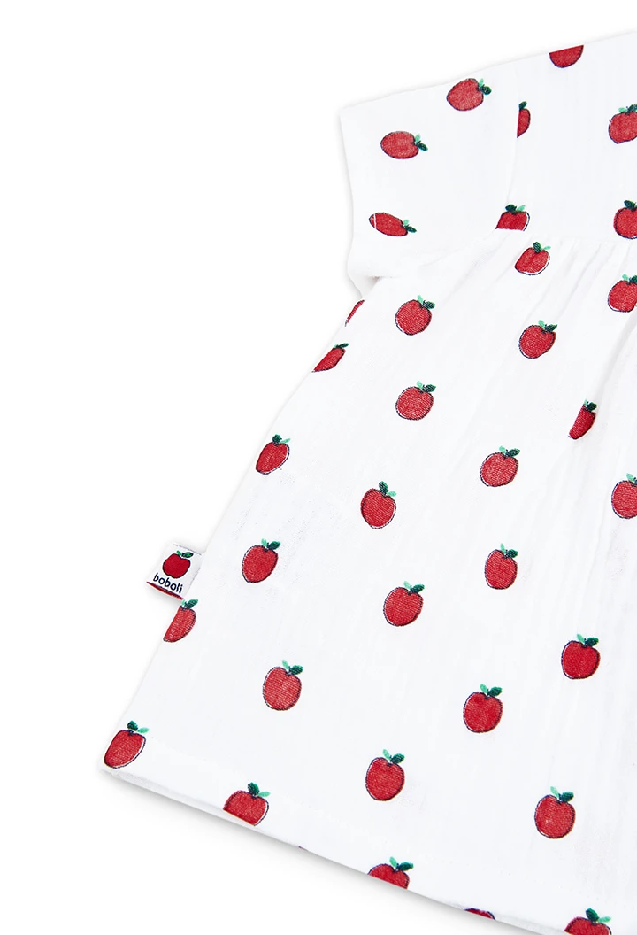 Robe pommes pour bébé -BCI