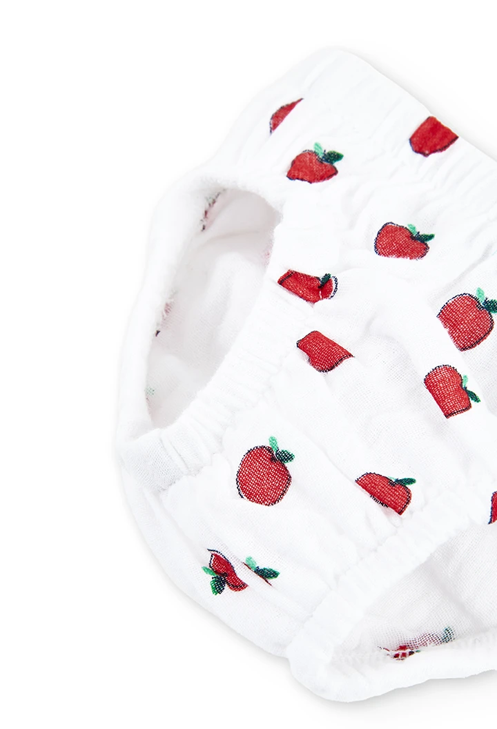 Robe pommes pour bébé -BCI