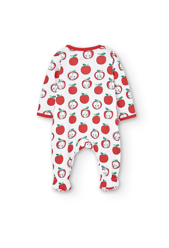 Grenouillère en tricot imprimé pour bébé -BCI