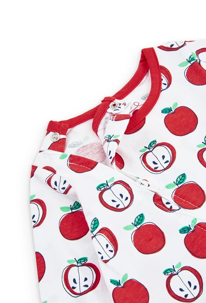 Grenouillère en tricot imprimé pour bébé -BCI