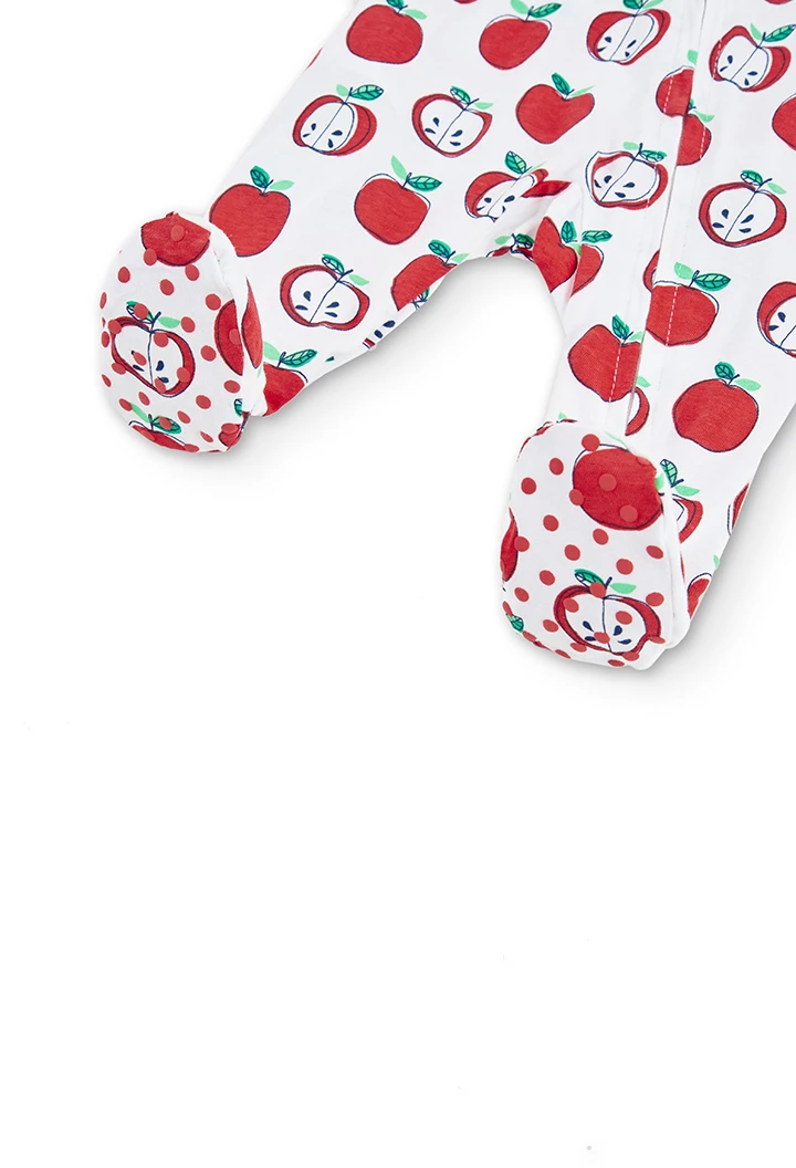 Grenouillère en tricot imprimé pour bébé -BCI